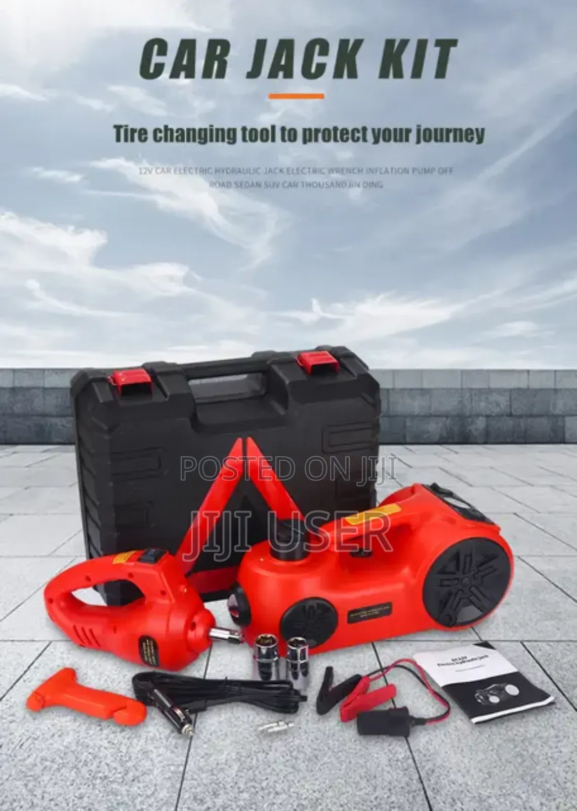 5 in 1 Hydraulic Car Jack and Wrench