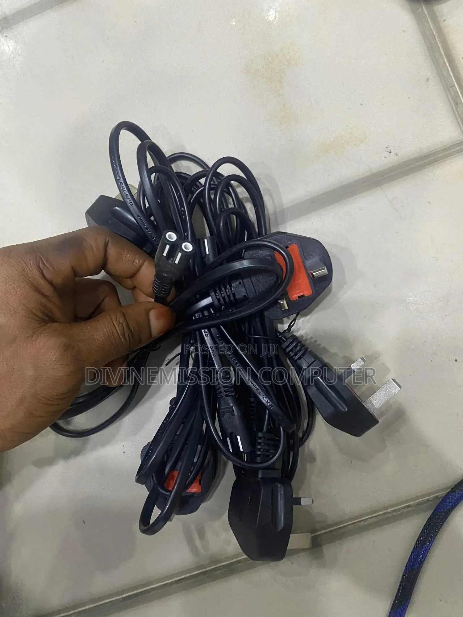 Original Two Pin Power Cord With Fuse