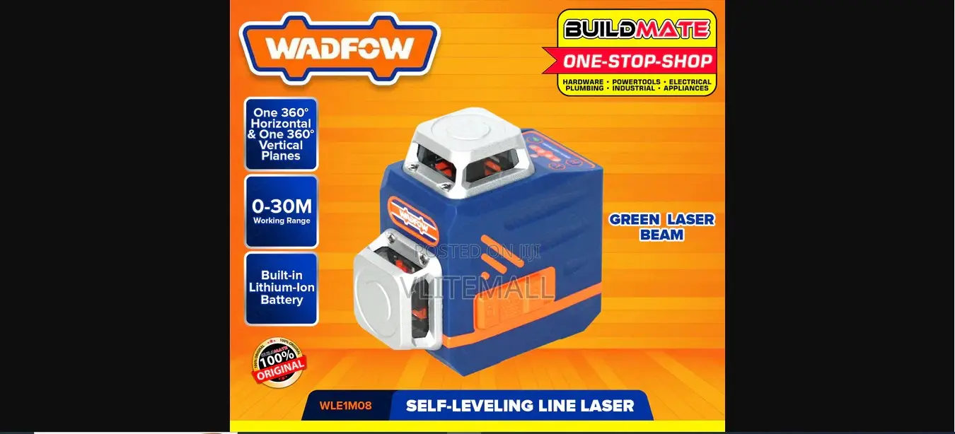 Self-Leveling Line Laser(Green Laser Beams) - WLE1M08