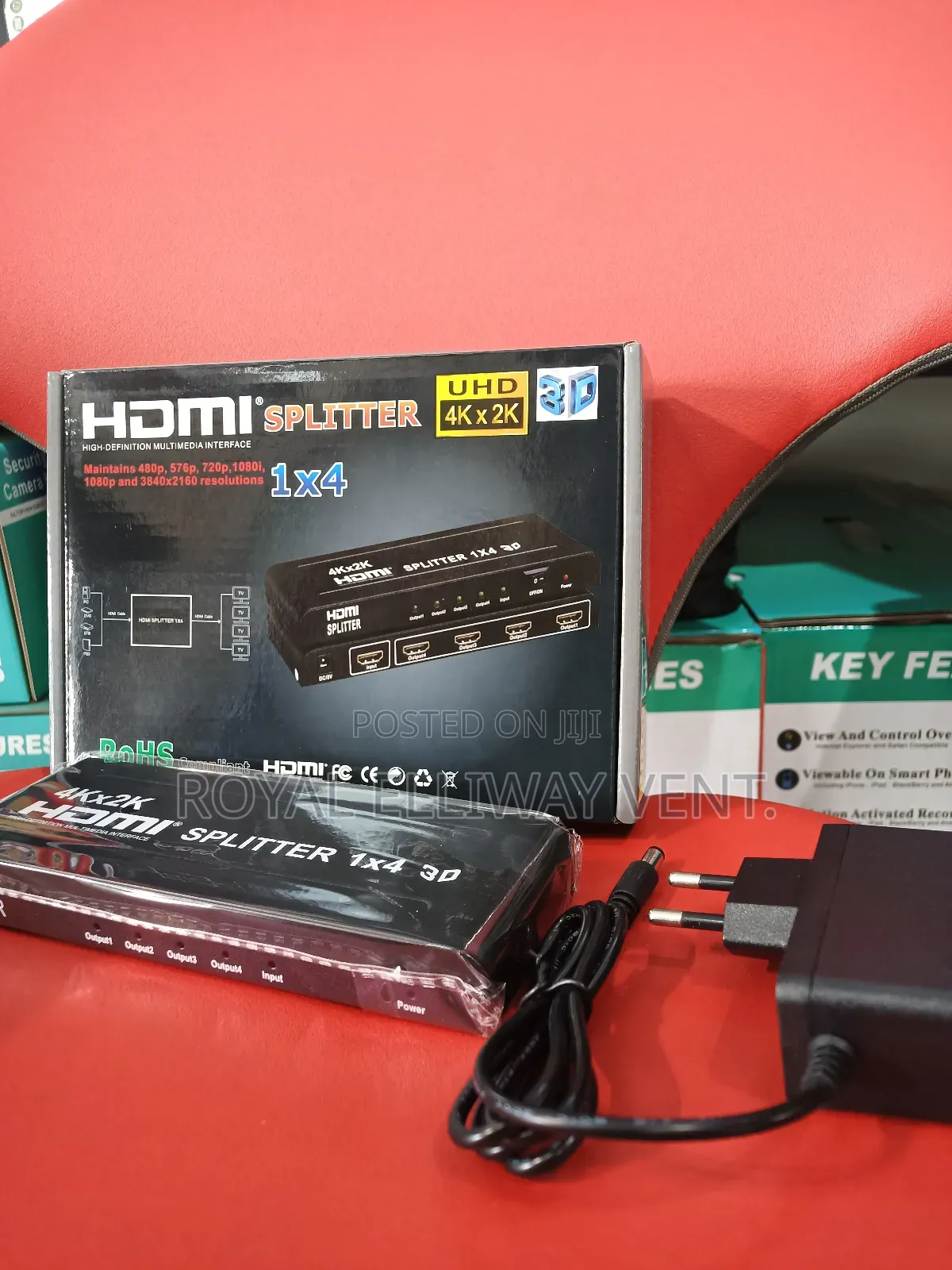 Four Way HDMI Power Splitter