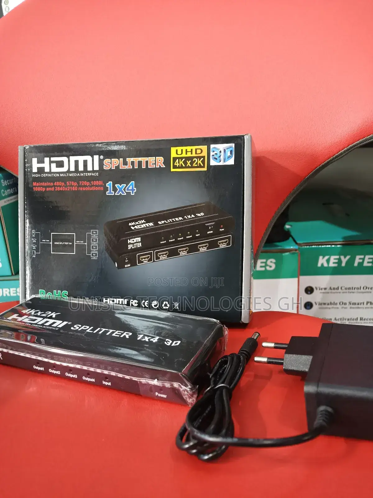 Four Way HDMI Power Splitter
