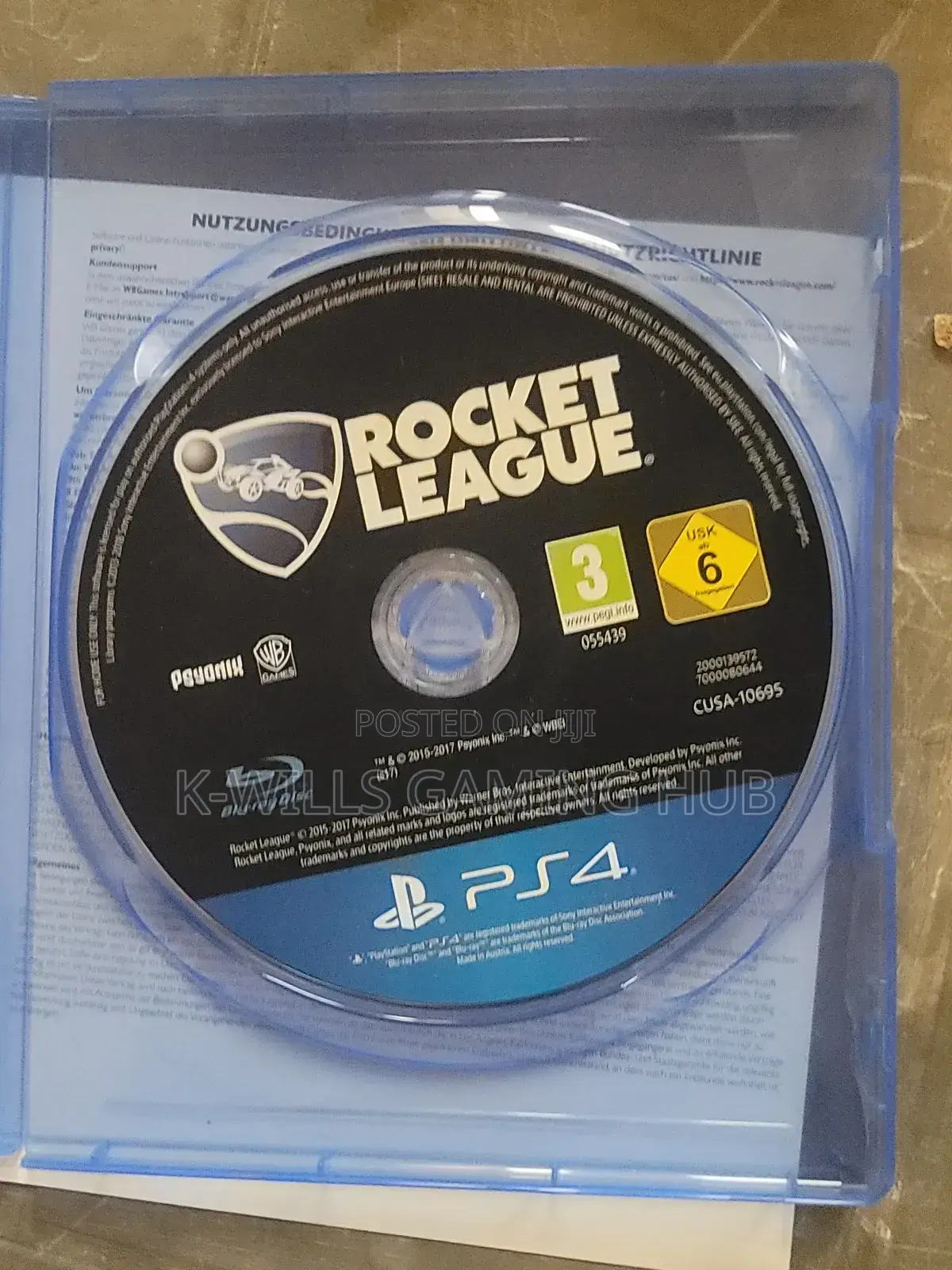 Rocket League Cd Ps4