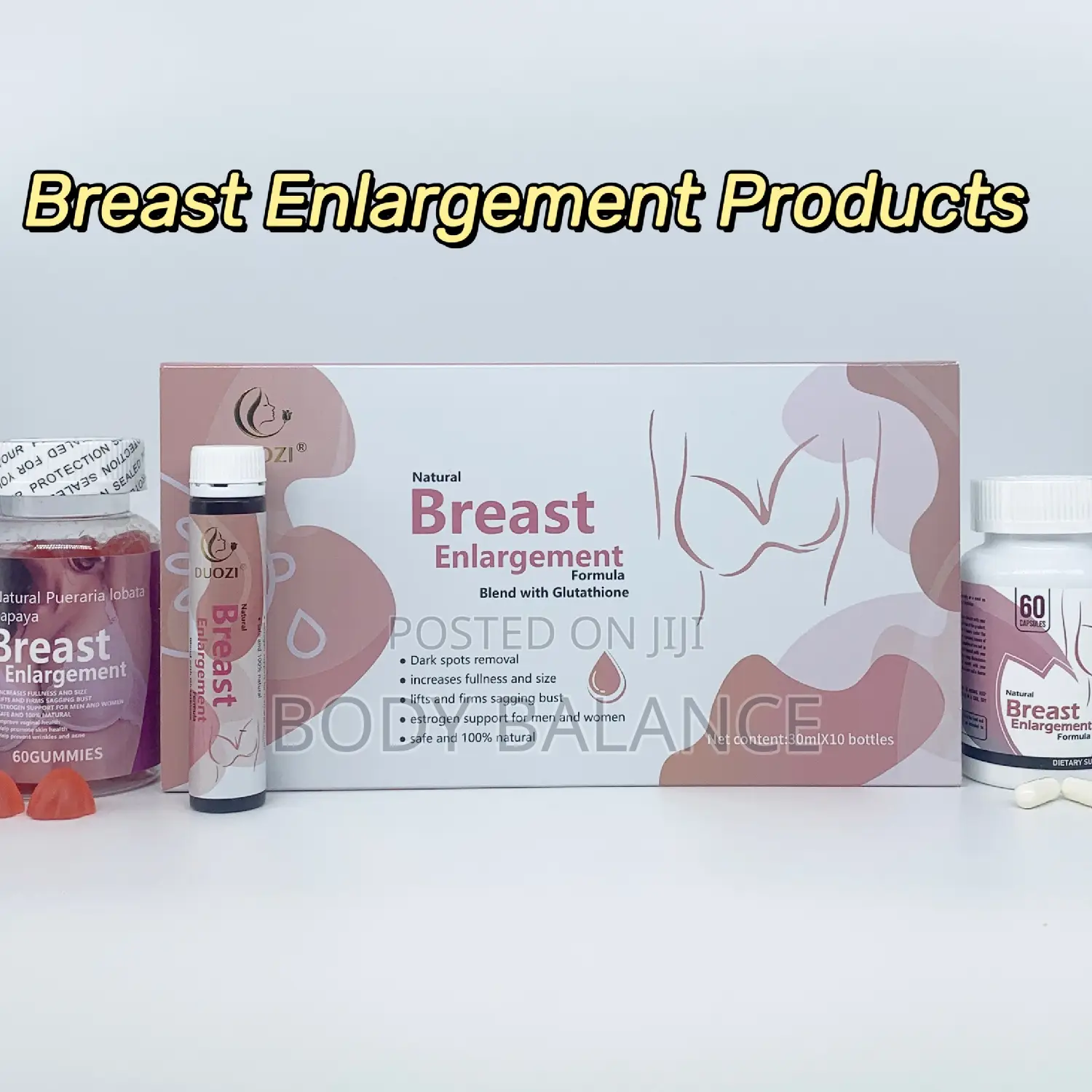 Breast Enhancement Drink and Pills