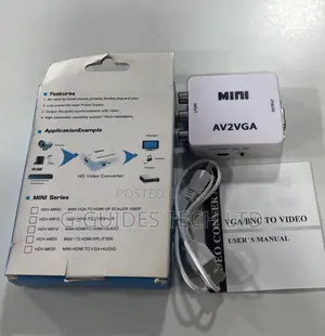 AV to VGA Converter, AV to VGA Adapter, Rca to VGA Converter