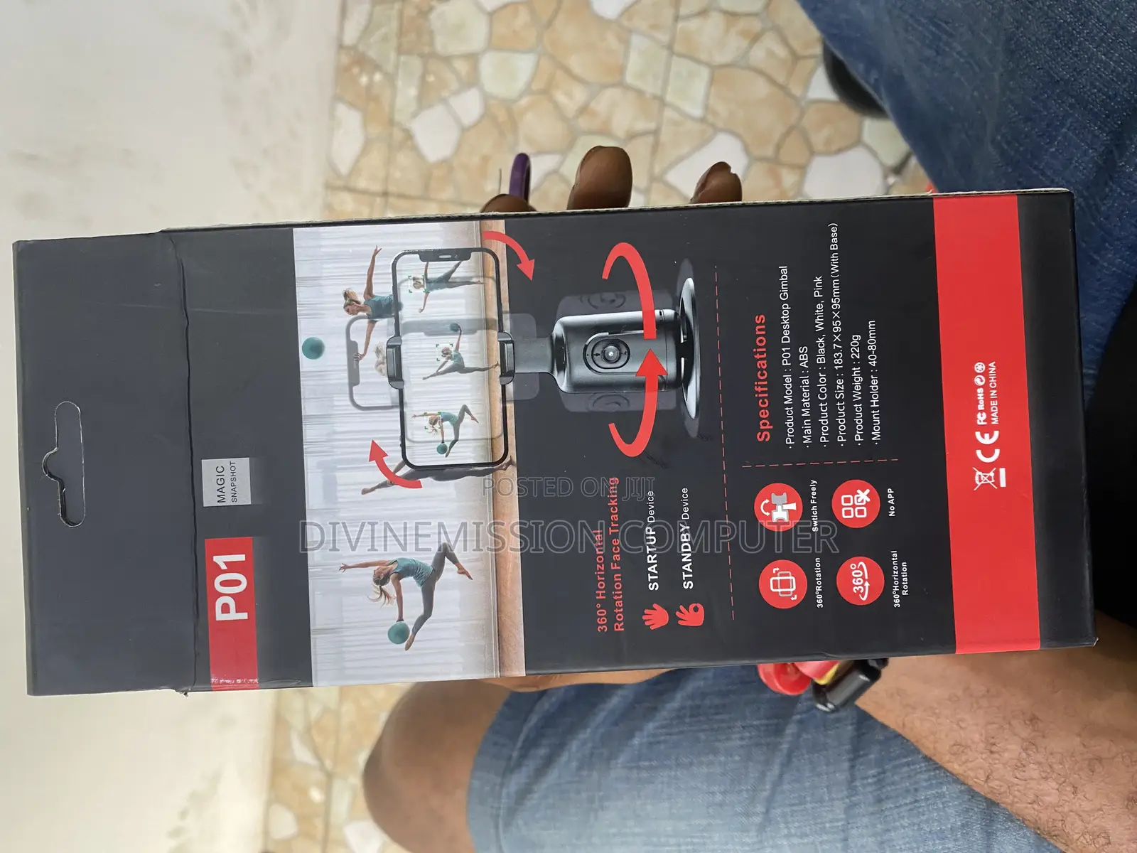 Auto Face Tracking P01/ Selfie Stick Tripod