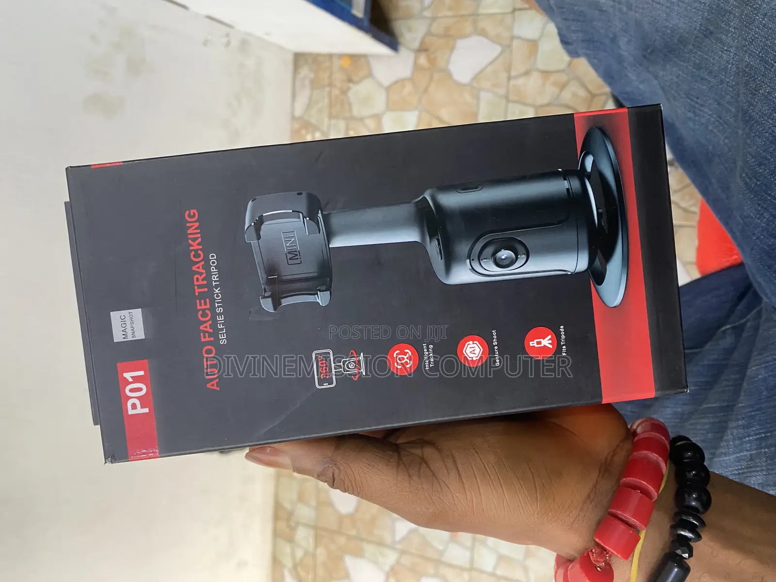 Auto Face Tracking P01/ Selfie Stick Tripod