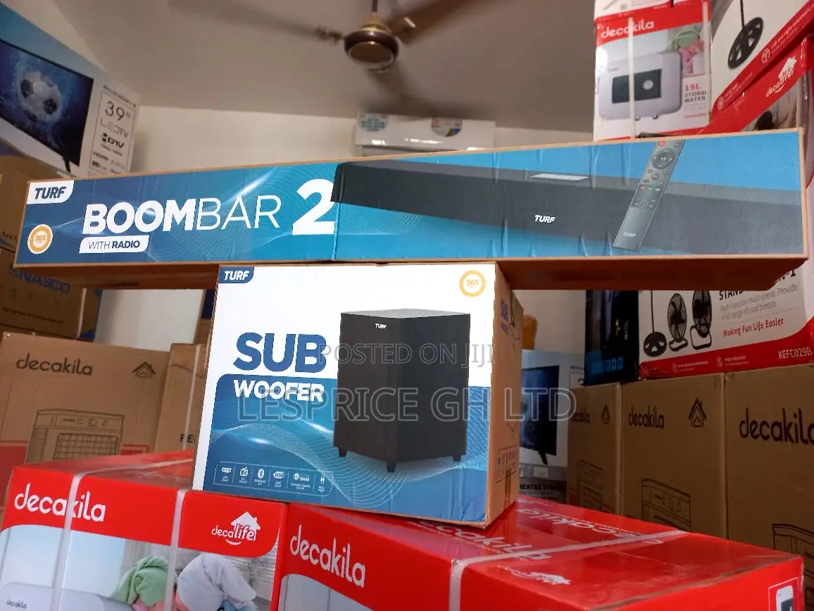 Choose Turf Boom Sound Bar With Sub Woofer