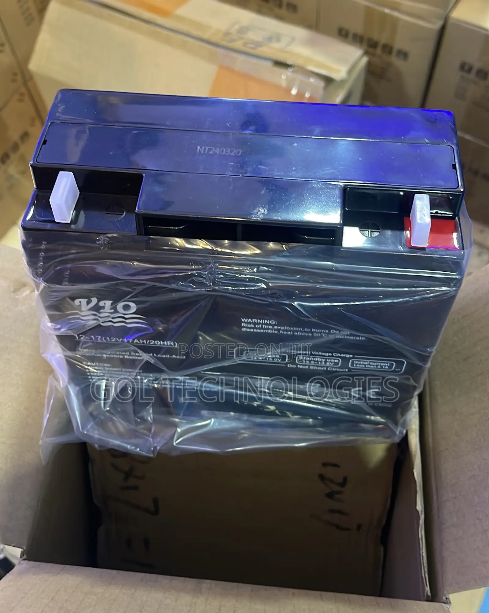 12v17ah Ups Battery 20hr 12-17ah VIO Battery 12v/17ah