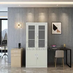Metal Cabinet Half Glass