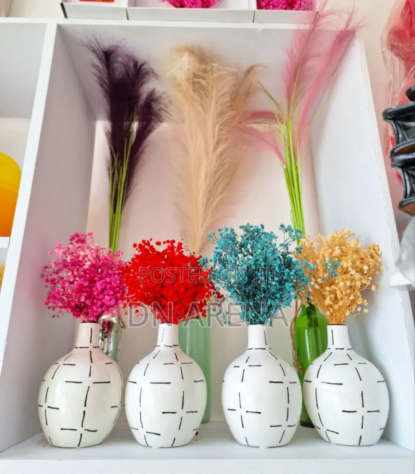 Artificial Flowers Gypsolia Flowers in Vase