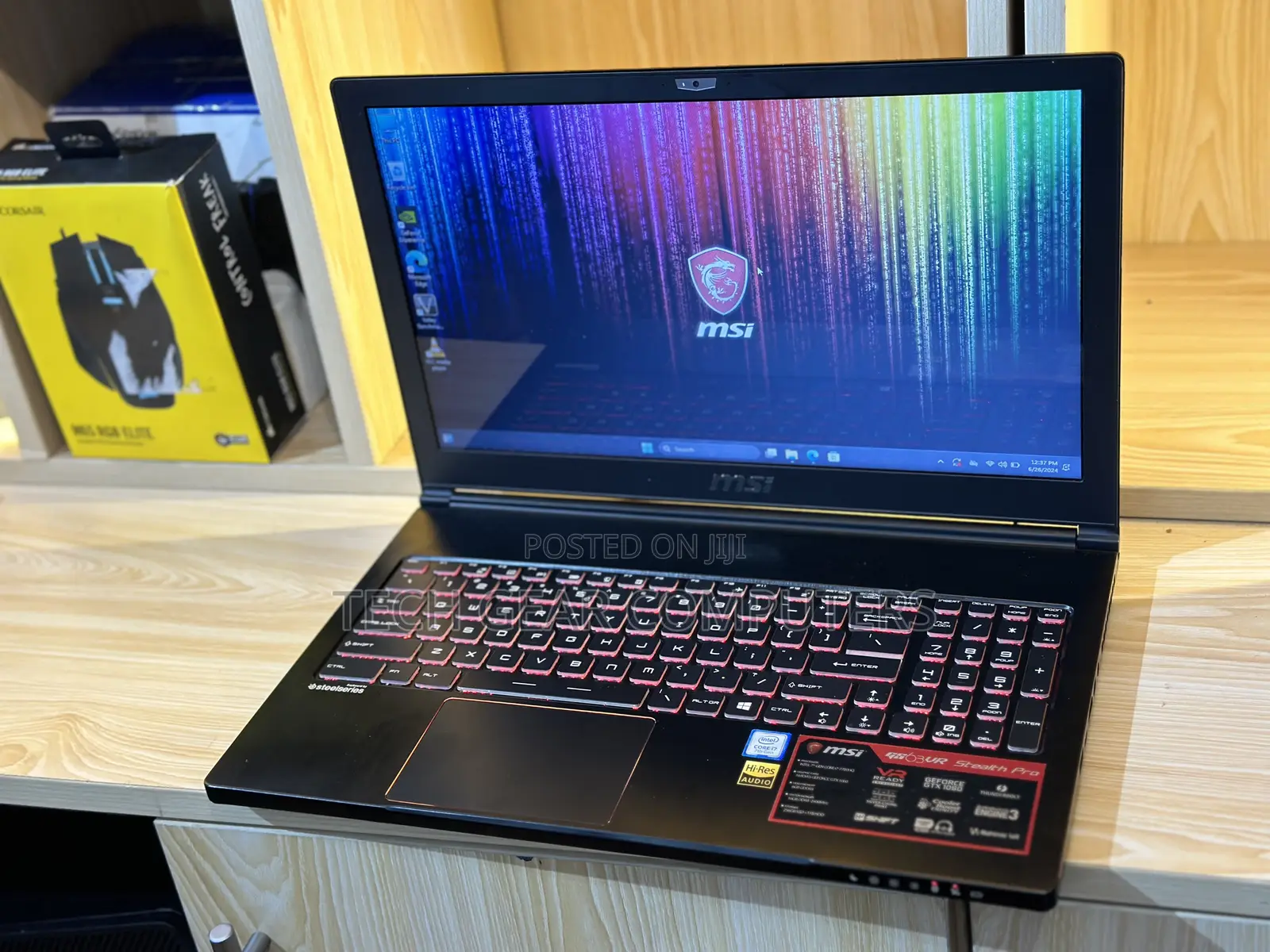 Laptop MSI GS63VR 7RF Stealth Pro 16GB Intel Core I7 SSD 512GB