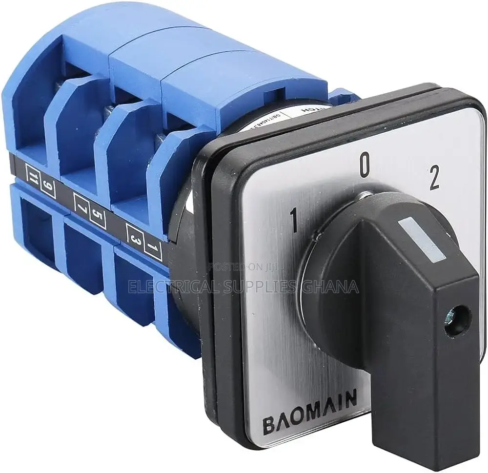 3 Phase Changeover Switch 1-0-2 Position for Power Transfer