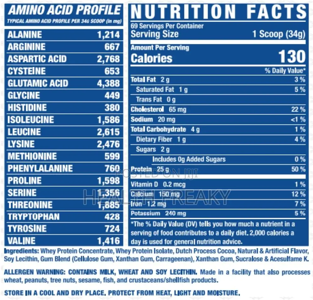 Ronnie Coleman King Whey Protein Muscle Builder Lean Muscle