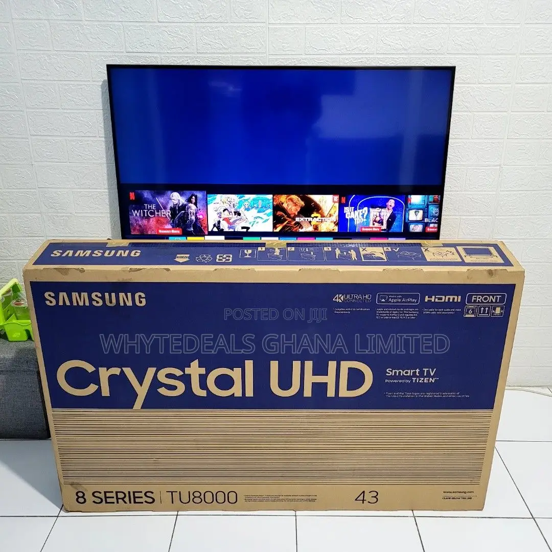 SAMSUNG 43 Inch UHD 4K Smart Satellite LED TV Series 8