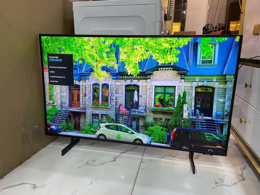 Samsung 43” BU8000 UHD Crystal Smart LED Tv-Airslim+Alexa