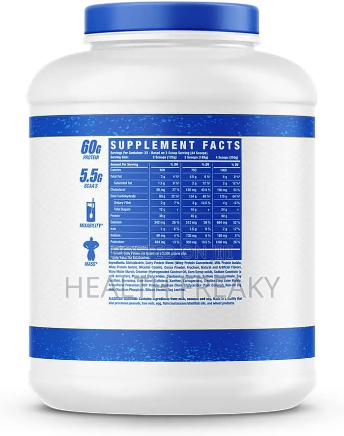 King Mass Gainer Protein Muscle Builder Weight Gainer