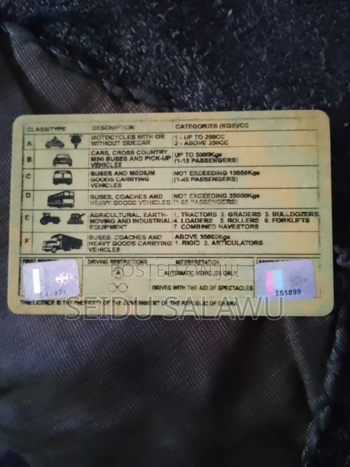 Kia Frontier Driver