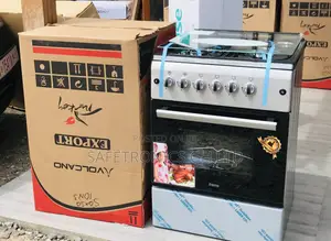 60by60 Ferre Reliable 4 Gas Cooker Oven With Grill Gray