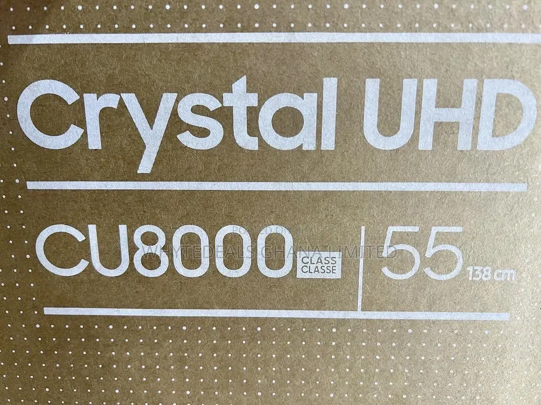 SAMSUNG 55" Crystal UHD CU8000
Ultra Slim, Solar Remote,
