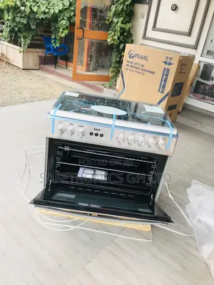 60by90 Oven With Grill Ferre 5 Gas Burner Gray Cooker