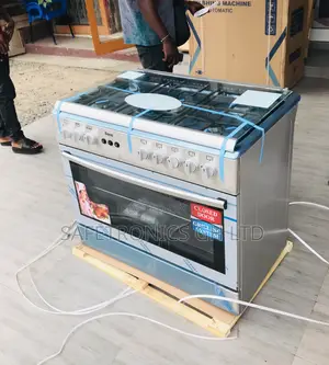 5 Gas Cooker Oven With Grill Ferre 60by90 Gray Durable 