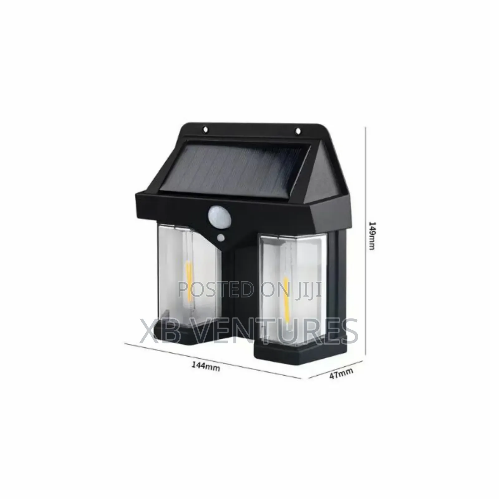 3 Modes Waterproof Tungsten Solar Outdoor Wall Light 2LED