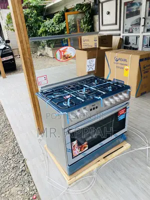 Energy Saving Ferre 60x90 Ions 5 Burner With Oven(Gray).