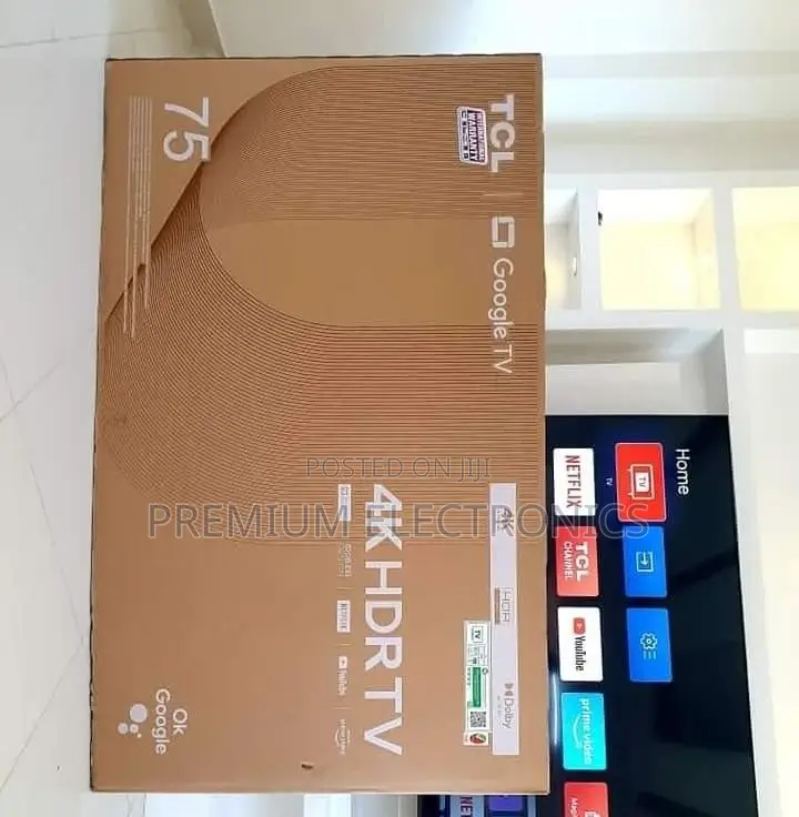 Copa America Promotional 75" Tcl Uhd Android Smart Tv