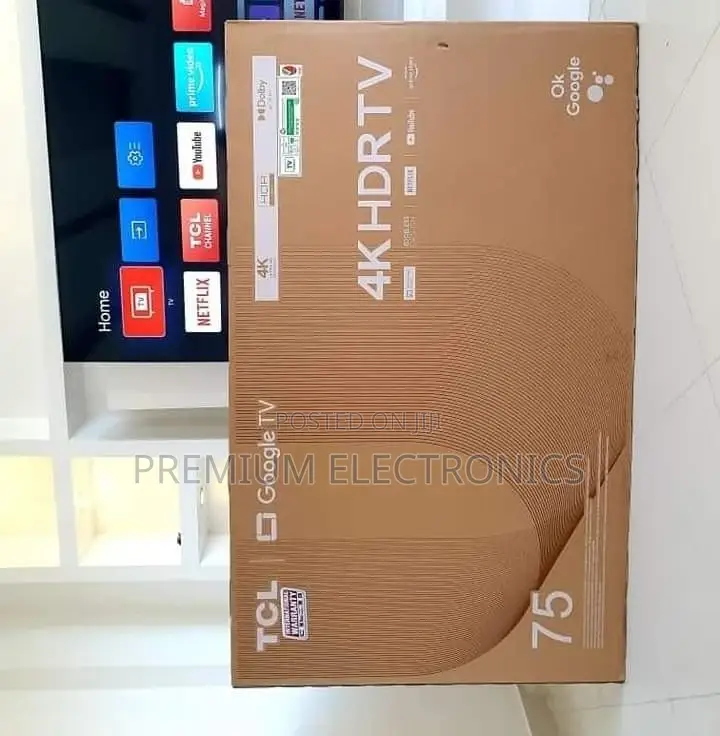 Copa America Promotional 75" Tcl Uhd Android Smart Tv