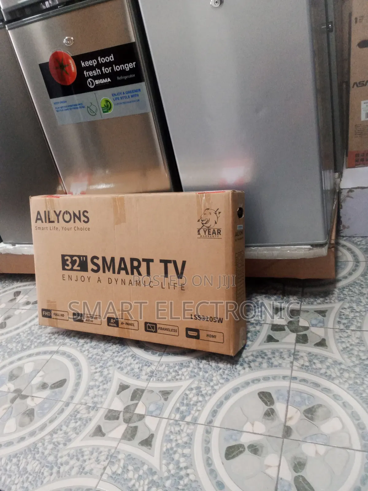 Ailyons Smart Android Frameless Television 2024LED Brand New