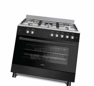 Classic Design Ferre 60x90 Ions 5 GasCooker With Oven,Black