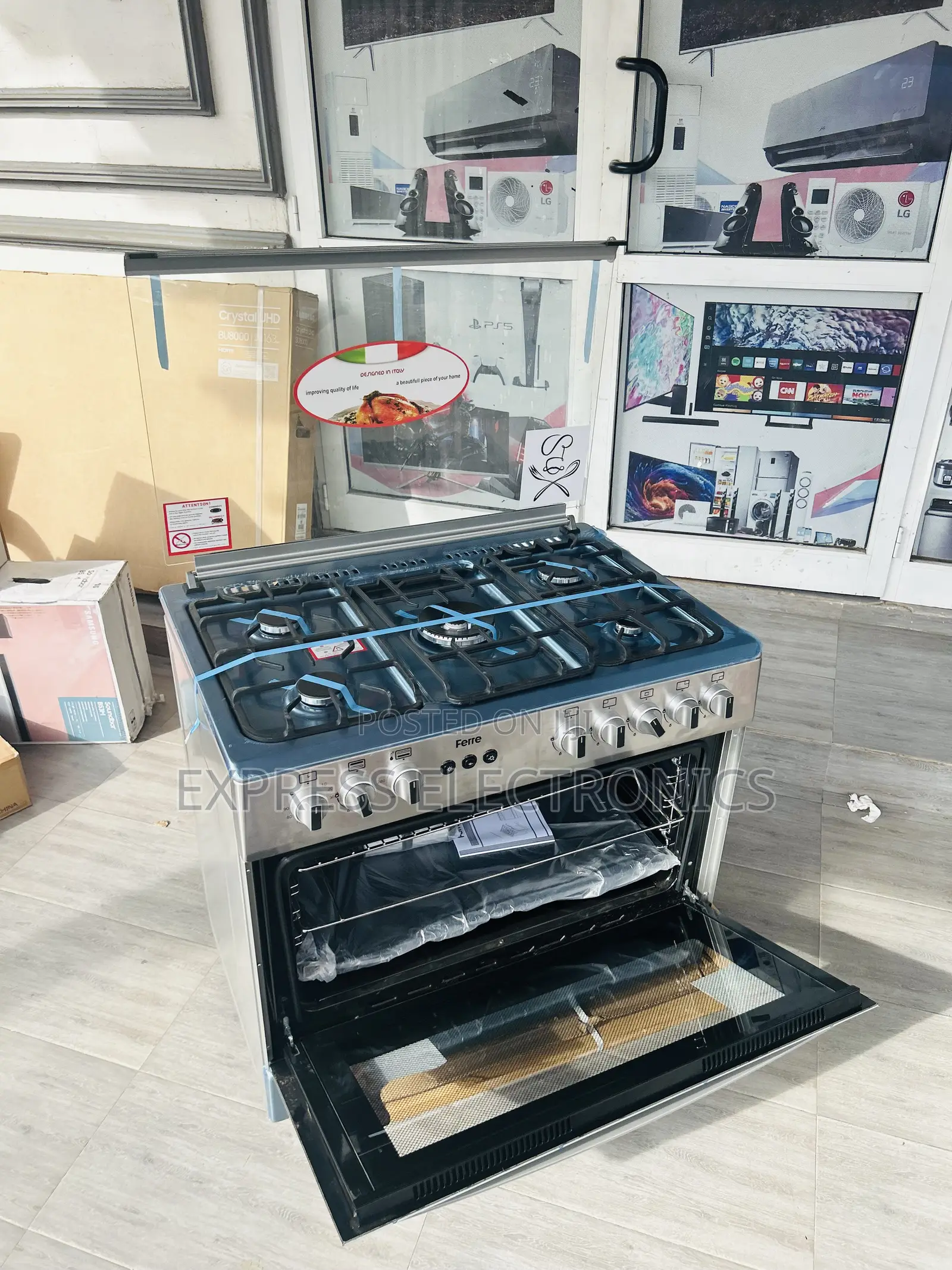 Classic and Best 5burner 60/90 Oven Rotisserie Grill