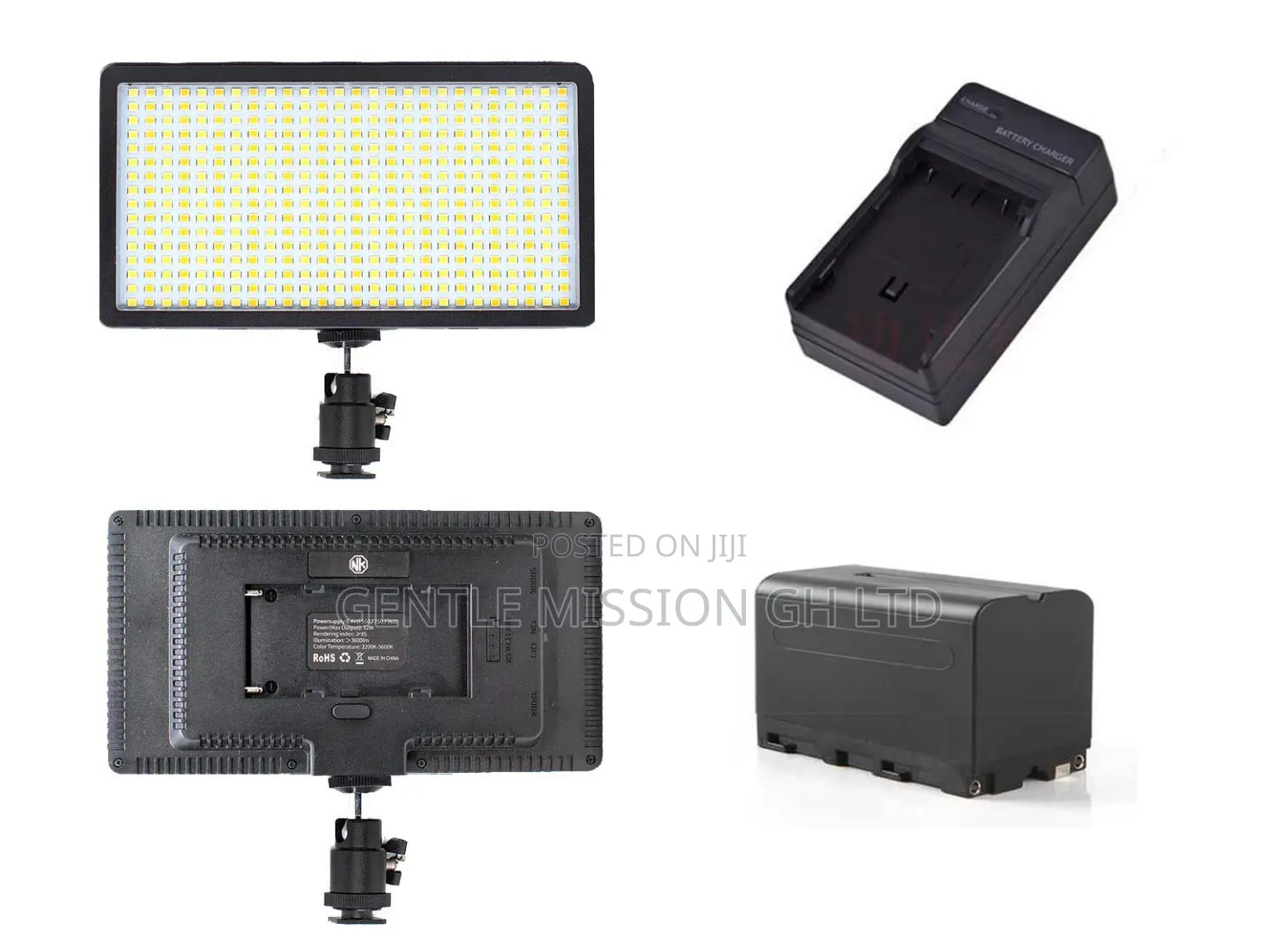 Pro LED 416 Video Light With Battery