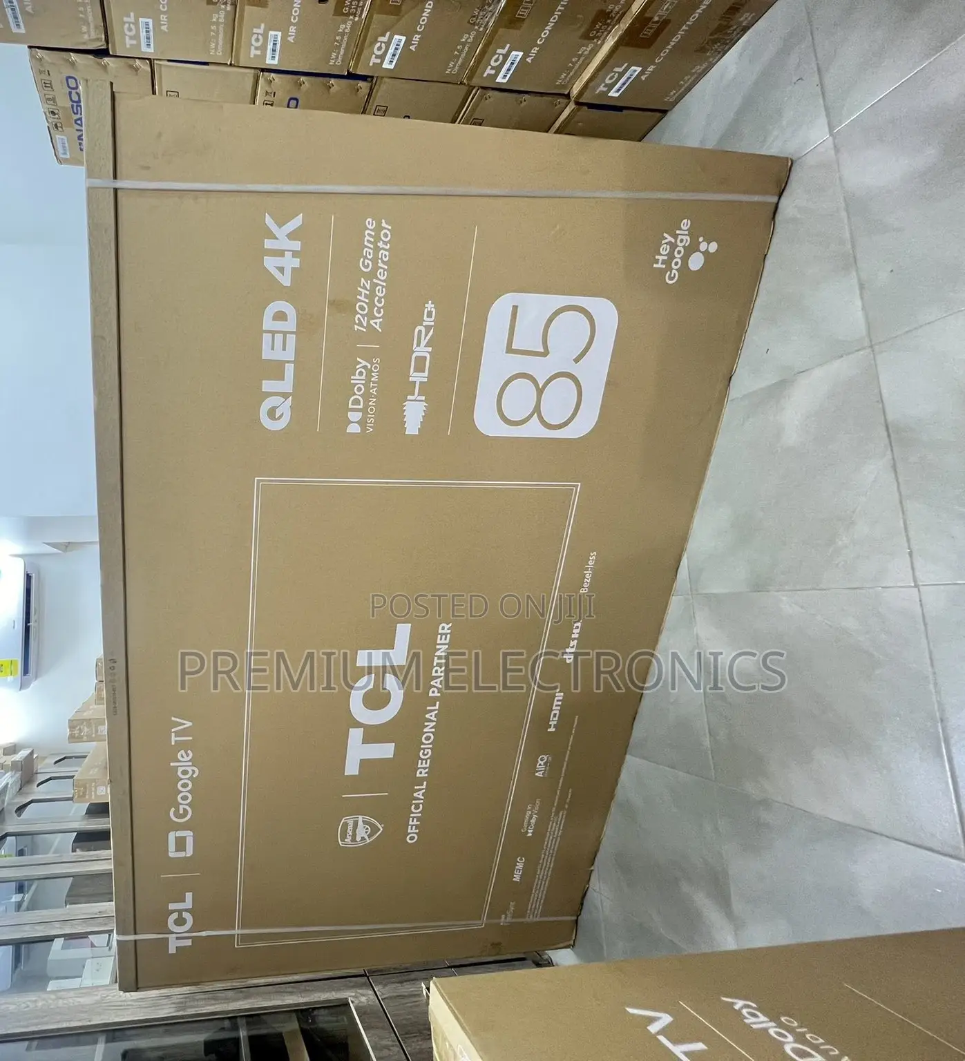 Tcl Top-of-the-line Qled 85" 85c645 Uhd | Android Hdr Tv