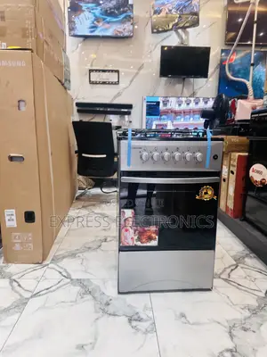 Enjoy Cooking With Volcano 4burner 50/50 Oven Grey
