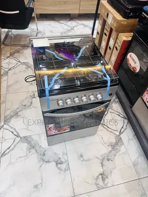 Grey Color Gas Cooker Oven 4burner 50/50. ____