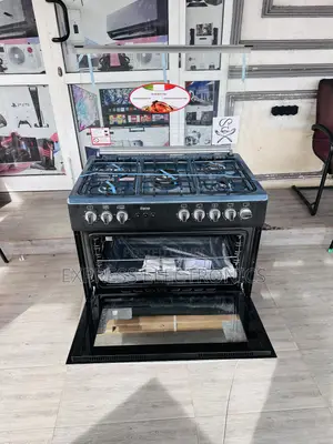 5burner Gas Cooker Oven 60/90 Black Finish Ignition