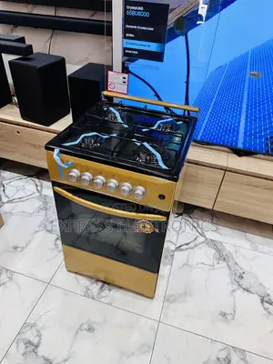 Gold —-4burner 50/50— Gas Cooker Oven Volcano