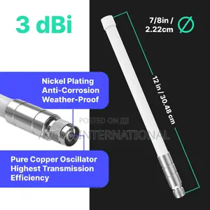 Helium Miner 3dbi Antenna 12in Indoor Omni-Directional