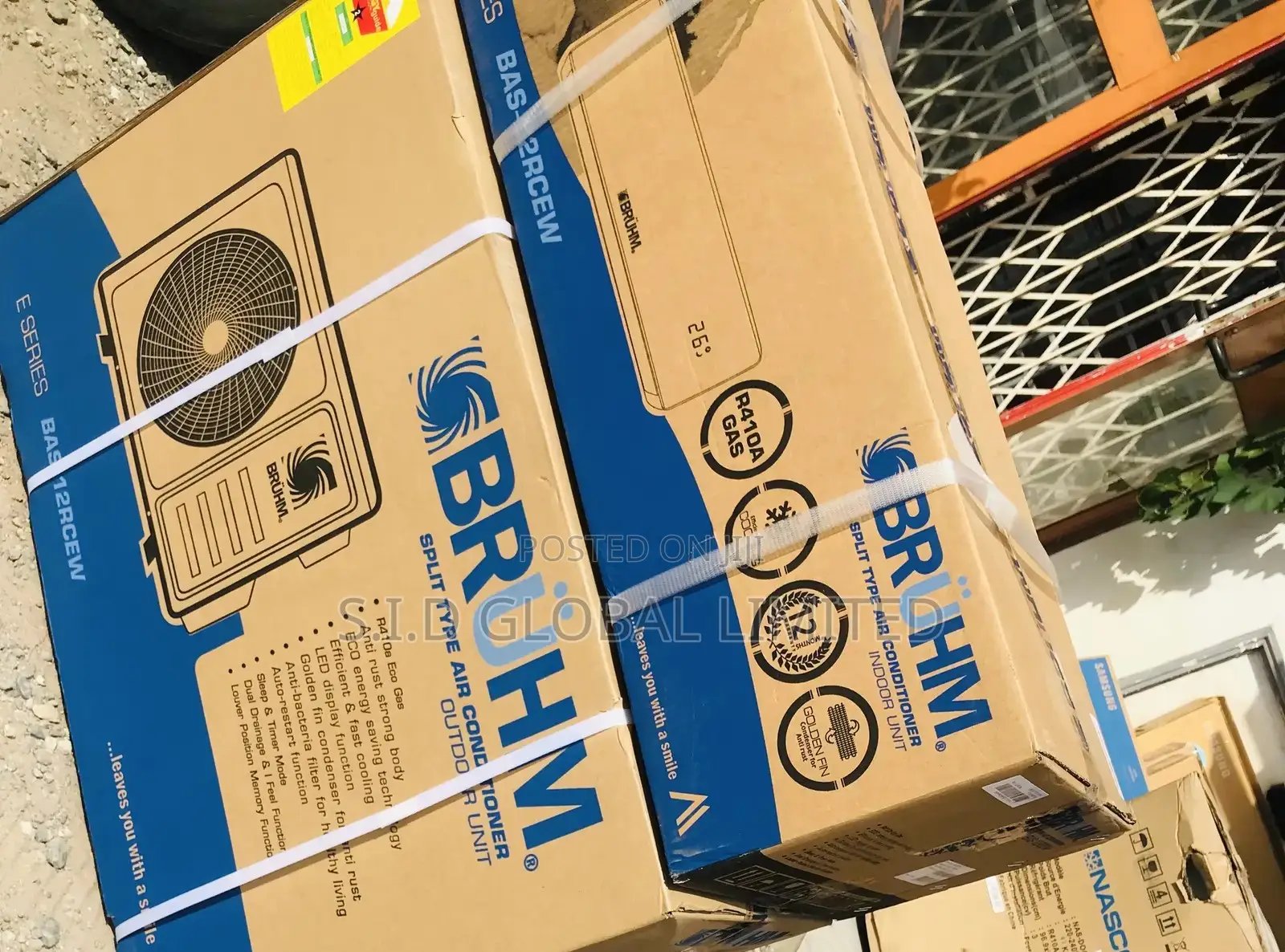 Bulky Purchase Bruhm 1.5hp Split Air Conditioner