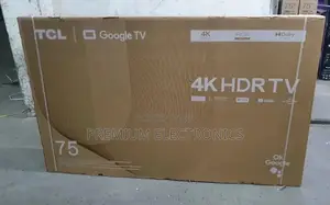 Tcl Enormous Sized 75" Uhd Google, Smart 75p6k Hdr Tv10+ Google