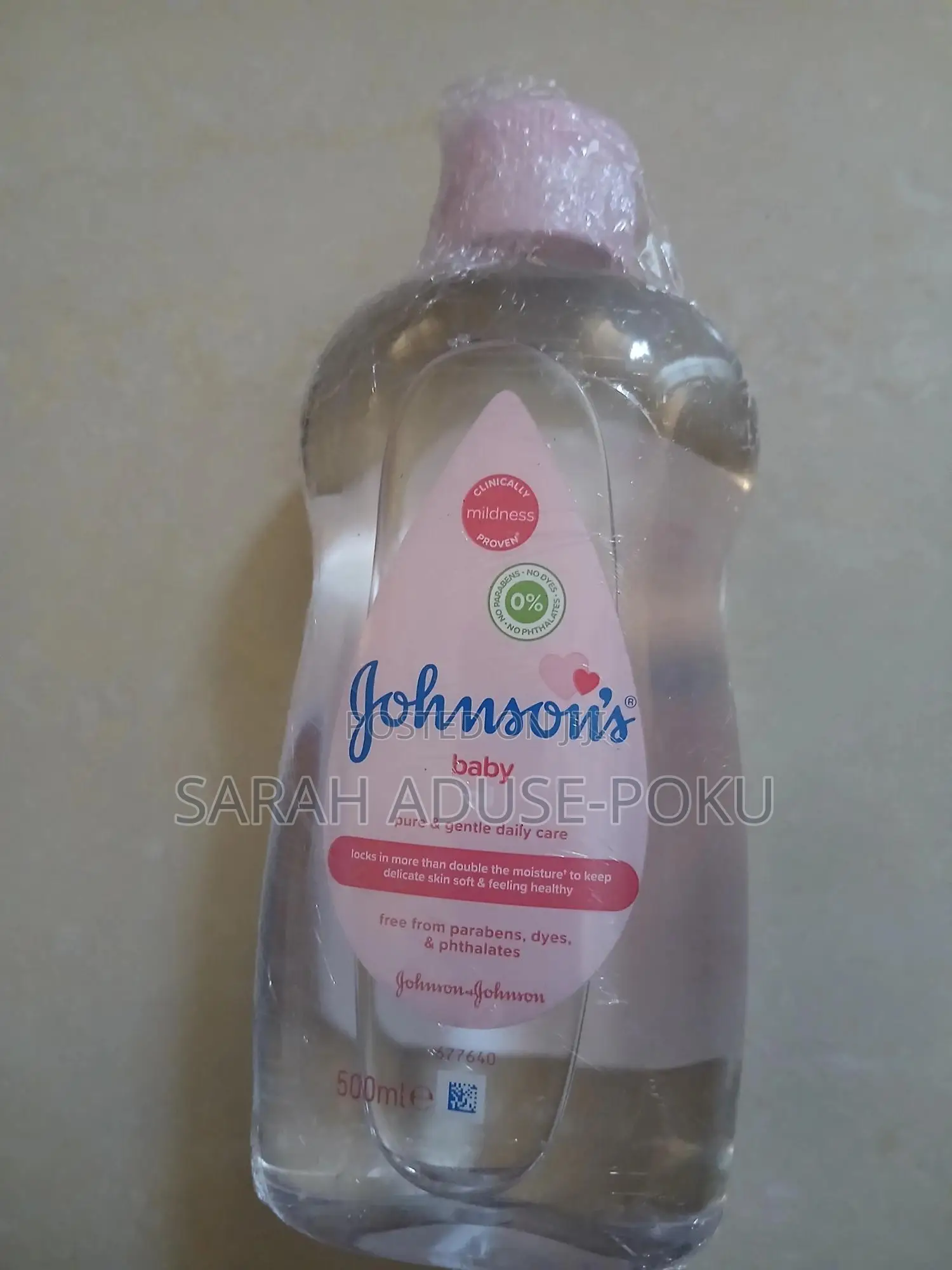 Johnson Baby Oil
