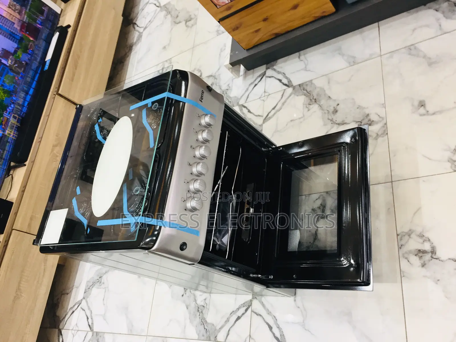Lovely  Grey 60/60 Gas Cooker Oven 4burner Ferre Gas