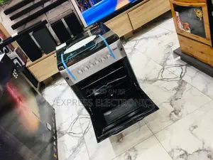 High Quality Grey Color 60/60 4burner Oven Rotisserie