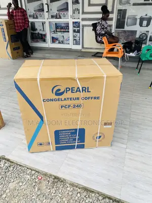 Eco-Friendly Pearl PCF-240 Single Door Chest Freezer.