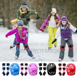 Children's Helmet Protective Gears Set