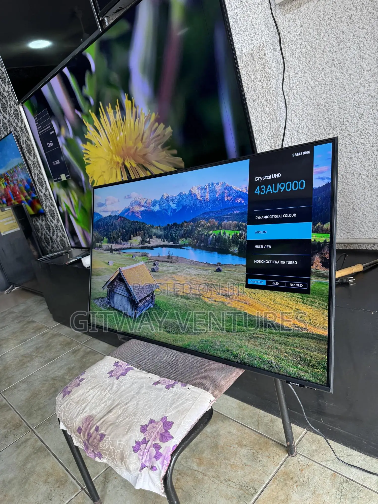 Uk Used Samsung 43” UHD Smart Airslim Bluetooth Tv