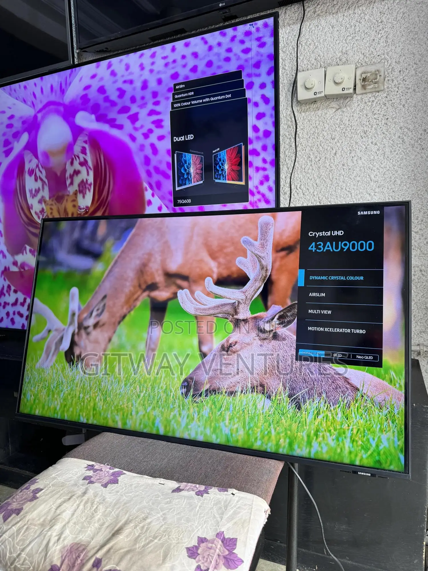 Uk Used Samsung 43” UHD Smart Airslim Bluetooth Tv