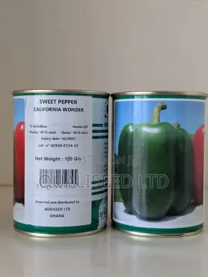 Sweet Pepper Seeds - Carlifornia Wonder