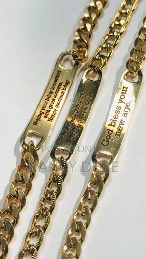 Customized Necklace and Bracelets